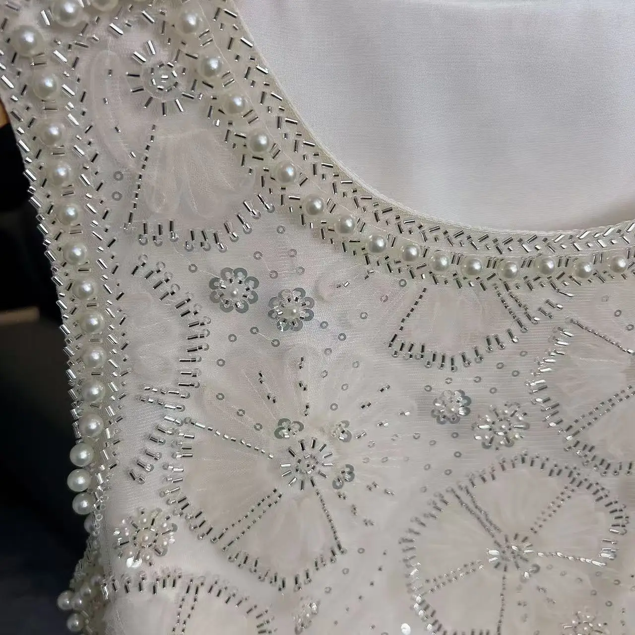 Romantyczne Lilie Letnie Nowe Grube Koraliki Okrągły Wszechstronny Top na Ramiączkach Damski Modny Poliester Casual Odzież Wierzchnia