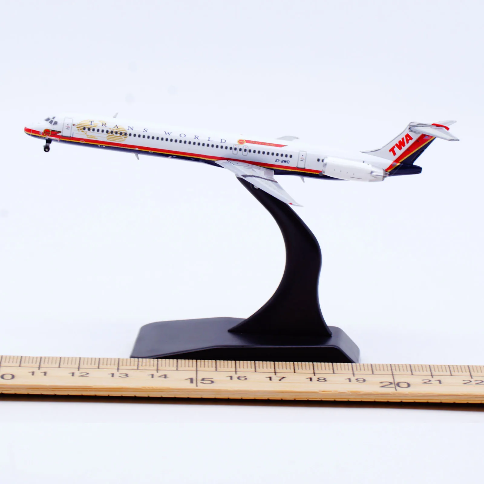 XX40187 Alloy Collectible Plane Gift JC Wings 1:400 Trans World Airline MCDONNELL MD-83 Diecast Aircraft Jet Model EI-BWD