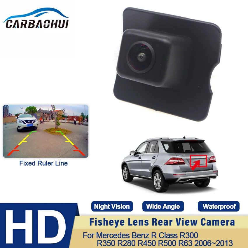 

Rear View Backup Parking Reverse Camera HD CCD Night Vision For Mercedes Benz R Class R300 R350 R280 R450 R500 R63 2006~2013