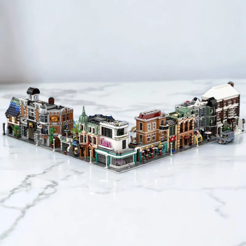 

【20799 pcs】Creative Modular Building Collection with Car Dealership, Antique Shop, and More building blocks