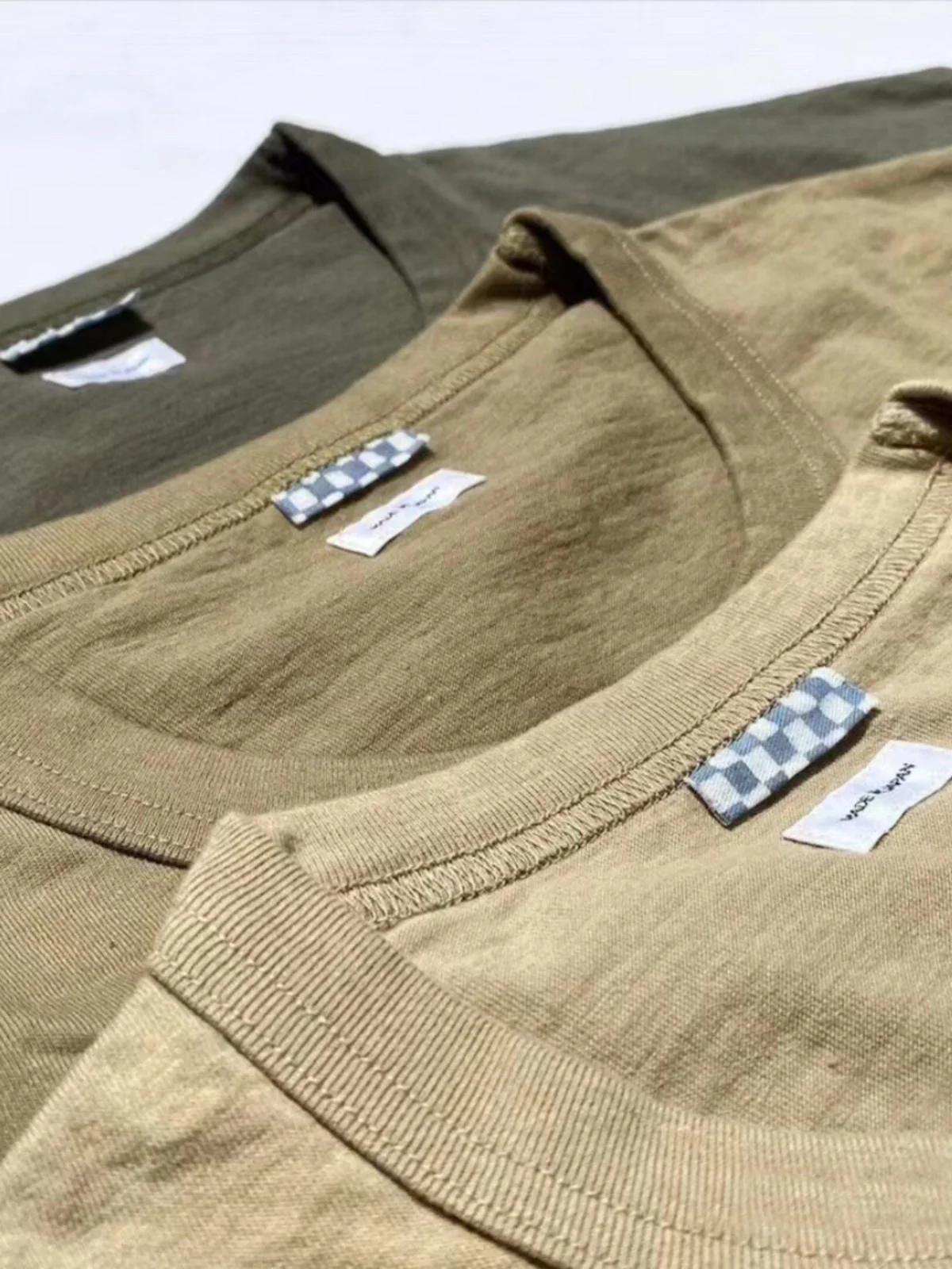 Visvim Fil 22ss Sublig Jumbo Short Sleeve T-Shirt round Neck Pocket Earth Tone Base Layer Cotton Youth Fashion Summer Wear