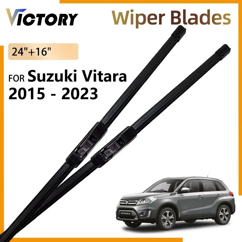 

for Suzuki Vitara LY MK4 Suzuki Escudo 2015-2023 2022 2020 2018 Car Front Wiper Blades Windshield Windscreen Window Brush Parts