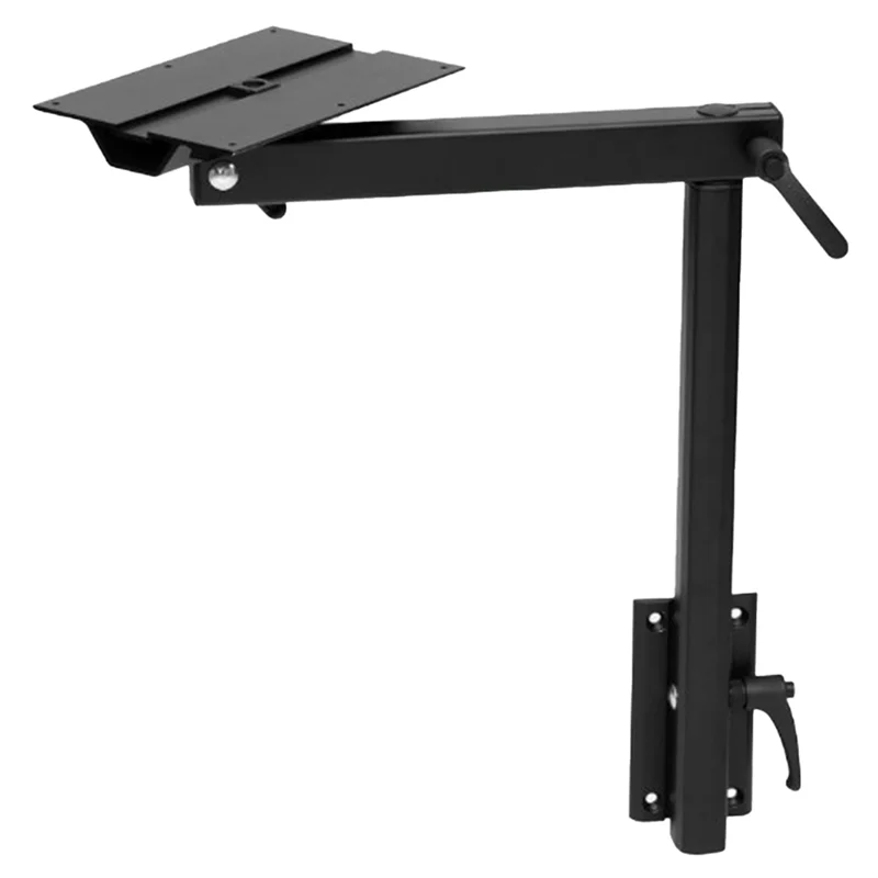 Rotating Black Table Leg For RV And Yacht, Removable And Foldable For Campervan Marine Use