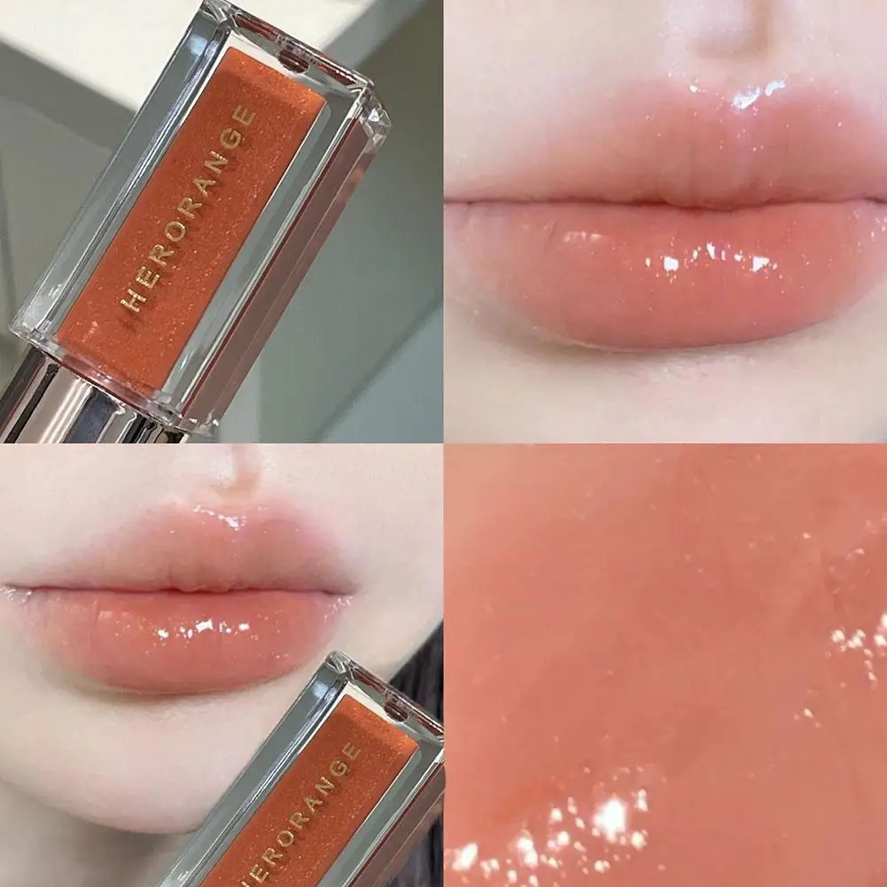 HERORANGE بلسم الشفاه أحمر الشفاه طويل الأمد بريق بلينغ ترطيب الشفاه سمنة تغذي ماكياج الشفاه العناية لمعان مستحضرات التجميل هدية #2