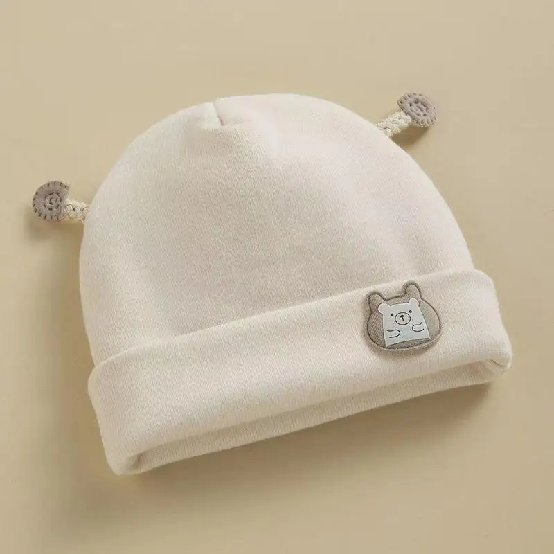 Baby Hats Autumn Winter Cute Newborn Infant Hat Spring Autumn Protection Hat Baby Winter Beanie Warm Headwear For Newborns