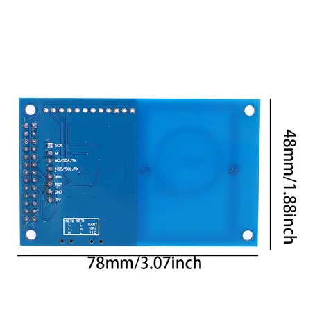 13.56MHz Near Field Communication Reader PN532 NFC RFID Reader Writer Shield SPI I2C UART Port for Raspberry PI Board