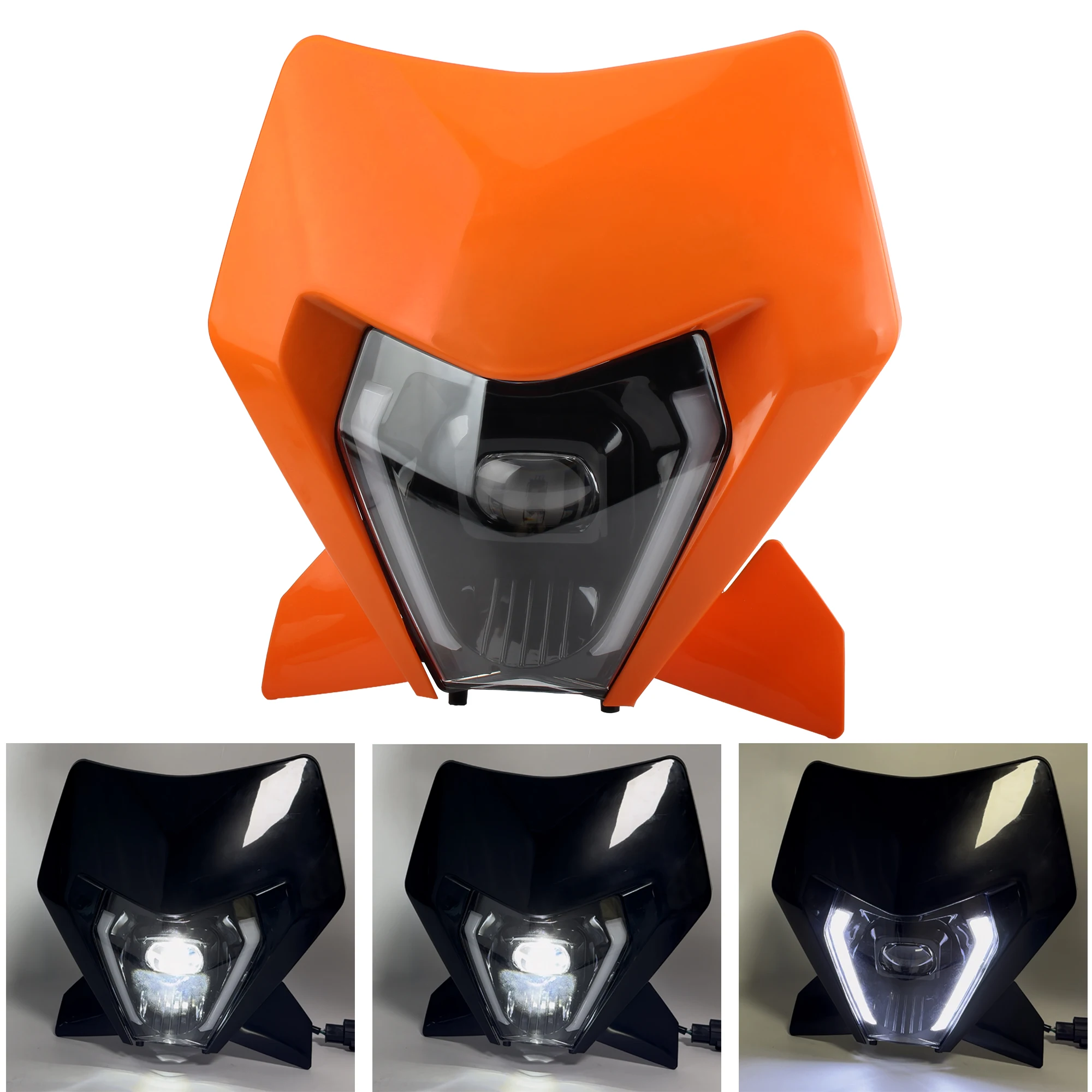 

Motorcycle LED Headlight Headlamp Fairing New For KTM For KTM EXC SXF XCW MX 2024 Motorcycle Super Bright light Accesorios