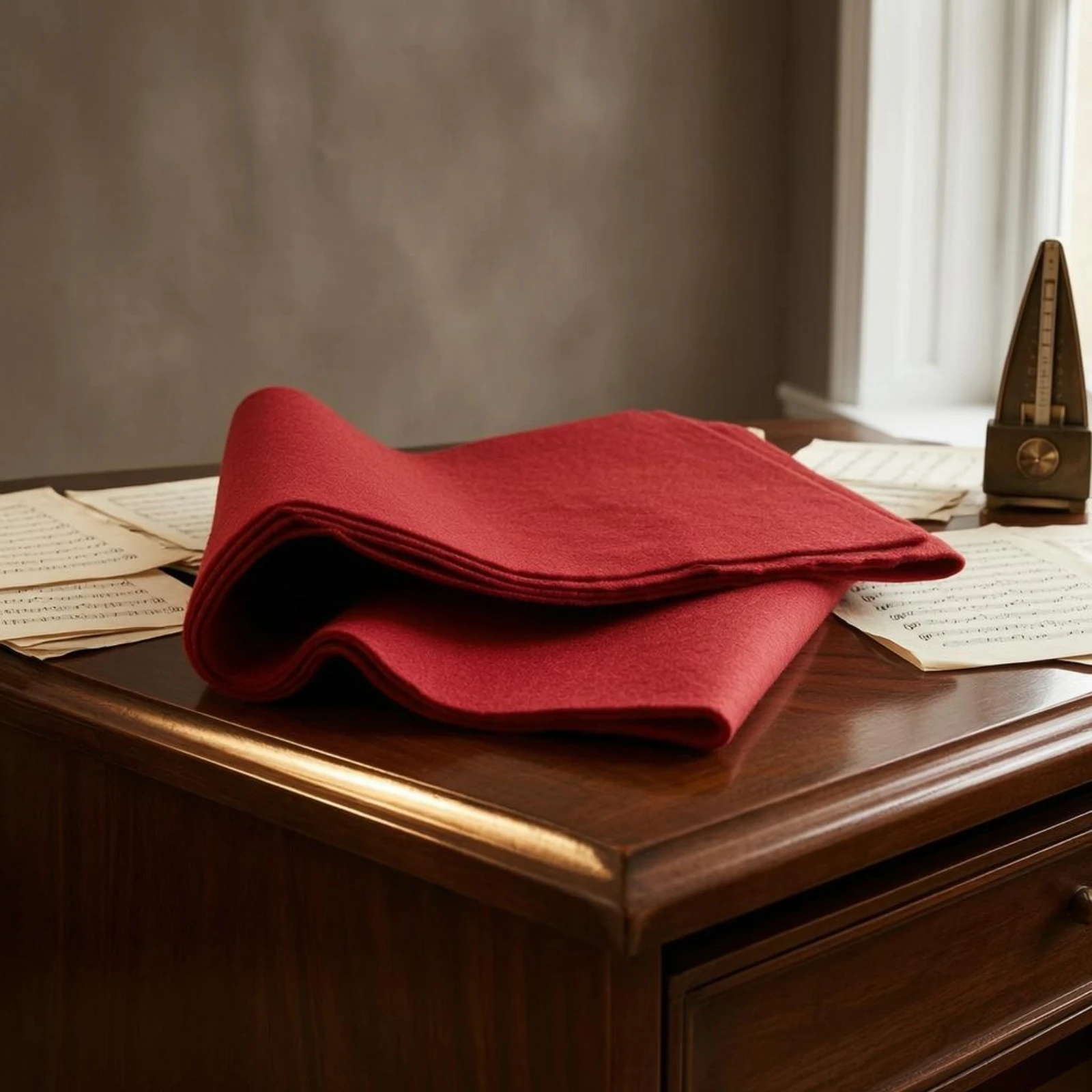 Upright Piano Top Cap Felt Thin Musical Instrument Accessory
