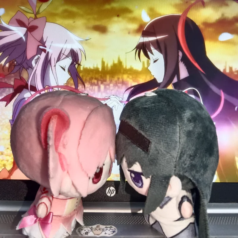 พวงกุญแจตุ๊กตามาโดกะ แมจิก้า ขนาด 10 ซม. ของสะสมจากอนิเมะ น่ารัก เหมาะสำหรับแฟนๆ มาโดกะ แมจิก้า ​   ของขวัญ