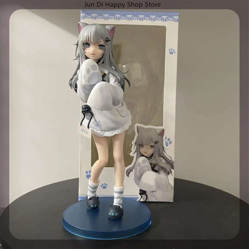 

23cm Nekoha Shizuku Neko Girl Beautiful Cartoon Girl Figure Model Statue Boys Collection Desktop Decoration Ornament Toys Gifts