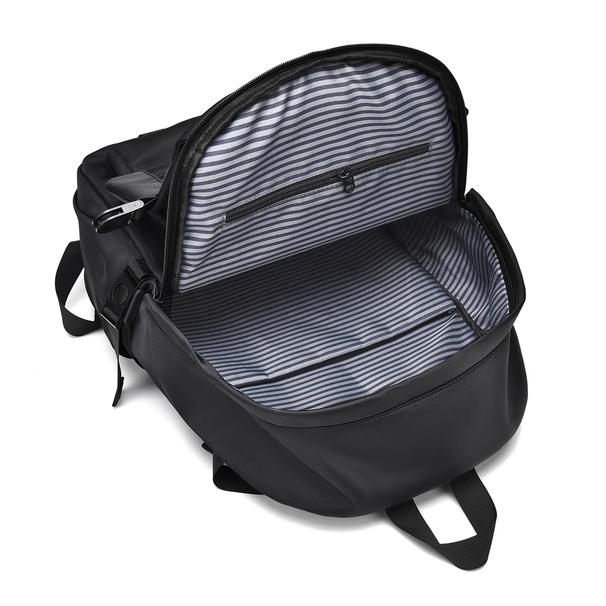 Simple Travel Backpacks Best Quality Pu Leather Back Pack Durable Casual Waterproof Laptop Backpack Bags for Men