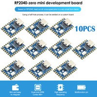 1/5/10PCS Raspberry Pi RP2040-Zero Microcontroller PICO Development Board RP2040 Dual-core Cortex M0+ Processor 2MB Flash