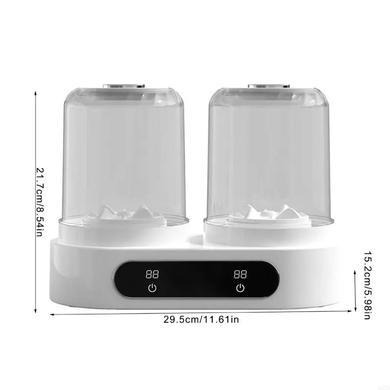 918D Double Bucket Washing Machine Portable Design For Small Clothes Travel Dorm