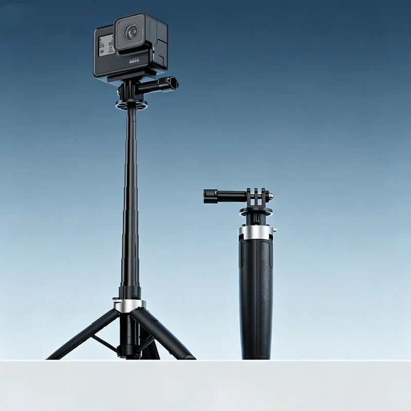 Mini Rozkładany Statyw Składany Statyw Przenośny Monopod do Go Pro Hero 13 12 11 Black Session Osmo Action Camera Akcesorium do Vlogowania — zdjęcie 4