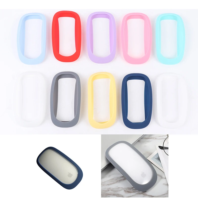 Soft Silicone Mouse Protective Case Anti-scratch Shell Cover for Magic Mouse 1/2