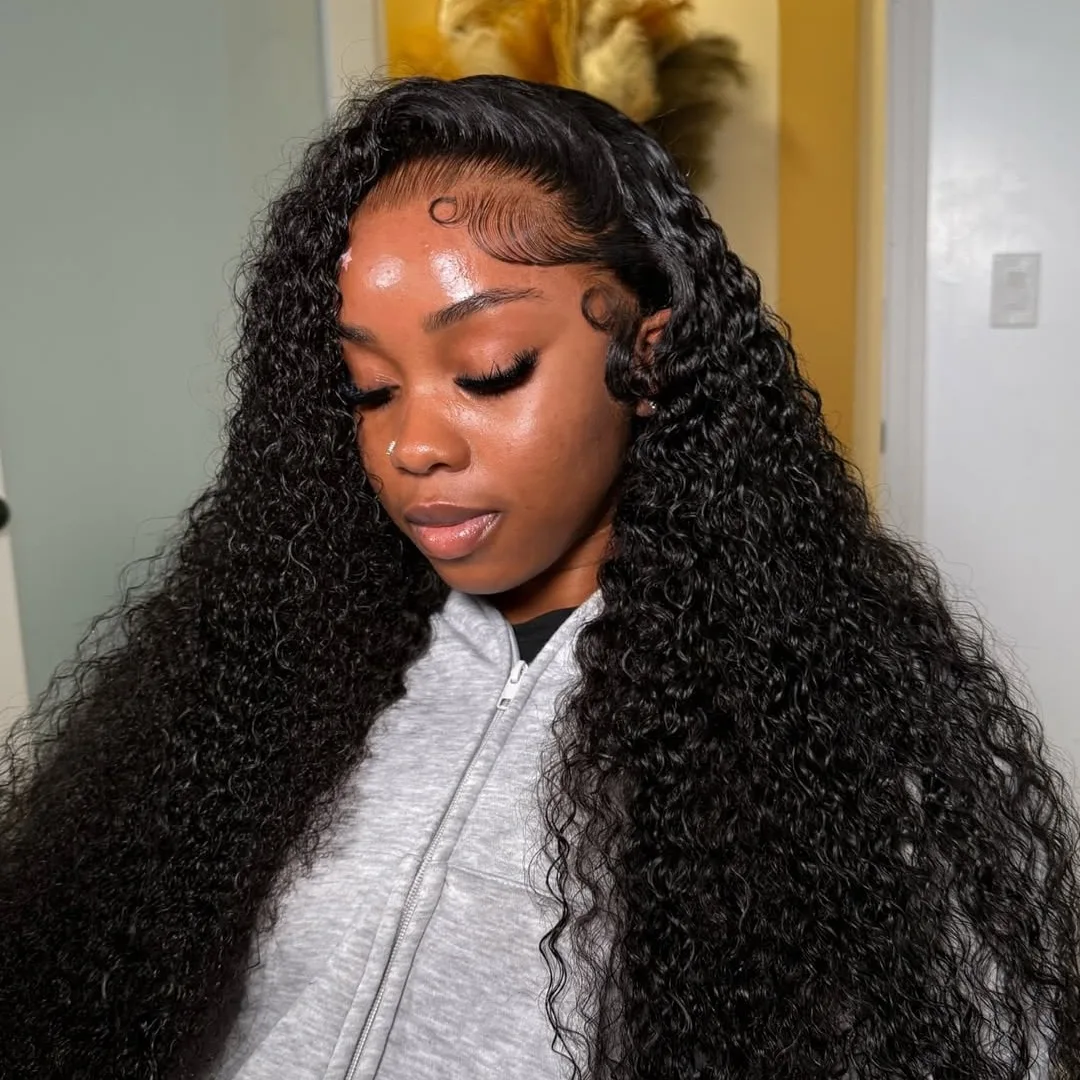 

30 Inch Lace Front Wig Human Hair 13x6 Water Wave Curly Human Hair Wig Deep Wave Frontal Wig Hd Lace Wigs On Clearance Sale