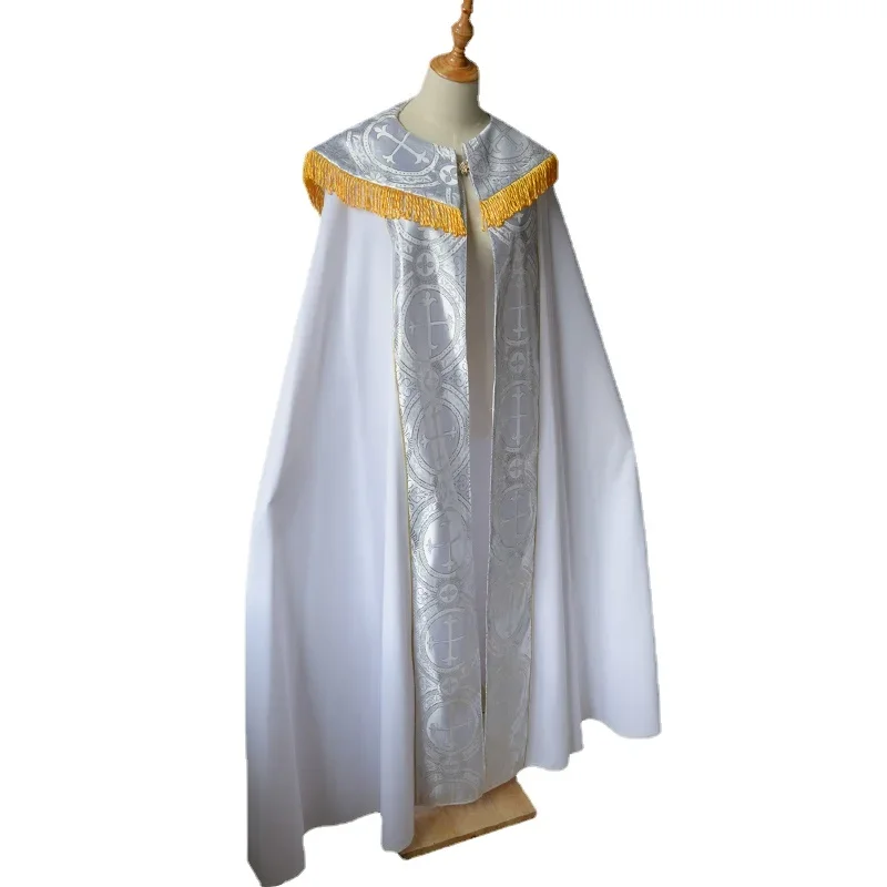 Chasuble White Red Yellow Black Purple Catholic Church Father Priest Mass Vestments Chasubles for Priests Clergy Robes