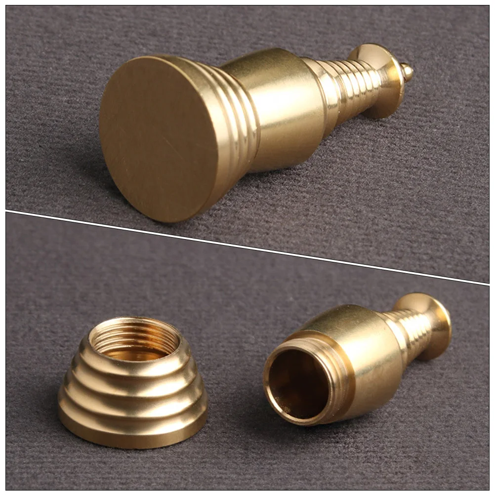 

3pcs Brass Chang Tower Pendants Diy Openable Decorative Keychain Hanging Adornments Small Tower Charms Finish