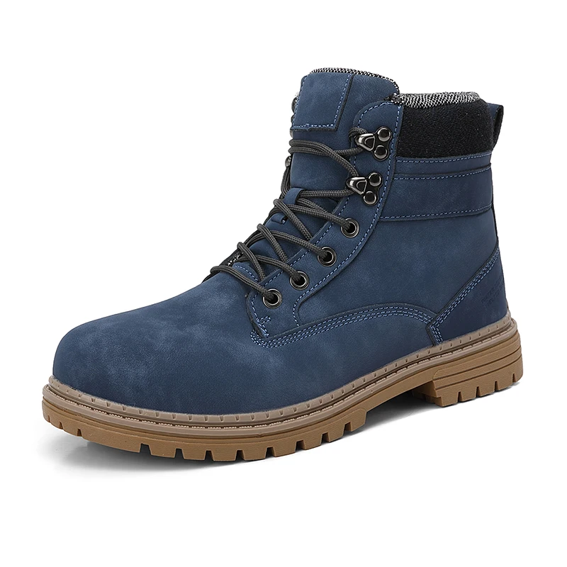 

Genuine Leather Men's Winter Autumn Ankle Treking Military Snow Yellow Tactical Boots Outdoor Hiking Footwear for Men Work Shoes