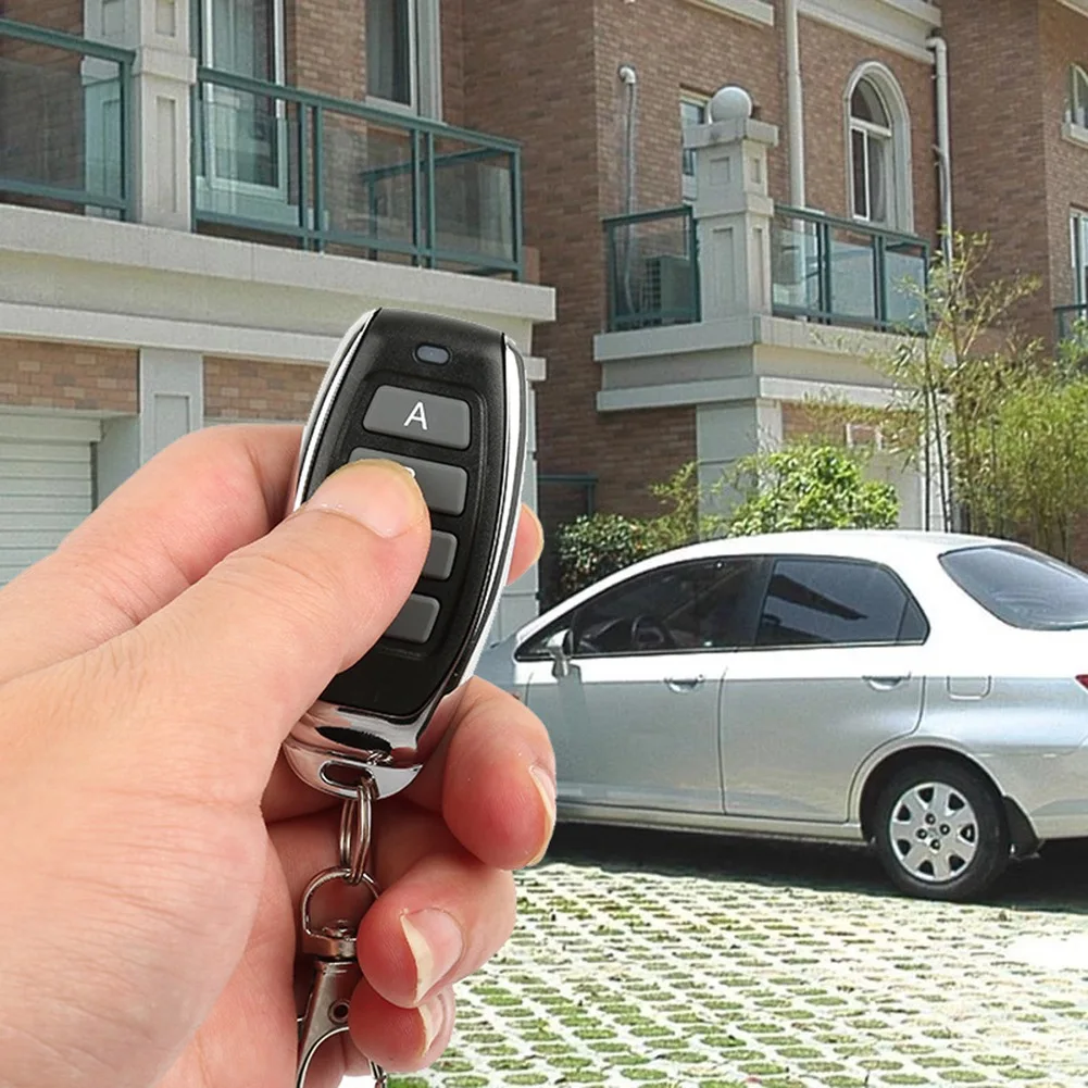 433Mhz Afstandsbediening Draadloze 4 Keys Duplicator Kopieer Afstandsbediening Voor Universele Garagedeur Poort Sleutel Fob, Abcd