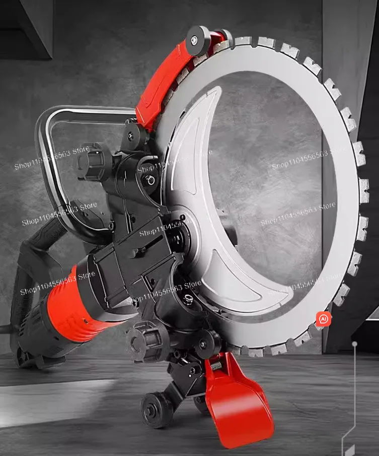 منشار حلقي بدون فرش آلة قطع ثقب الباب فتحة النافذة 6000 واط منشار حلقة الجدار لقطع الخرسانة عالي الطاقة