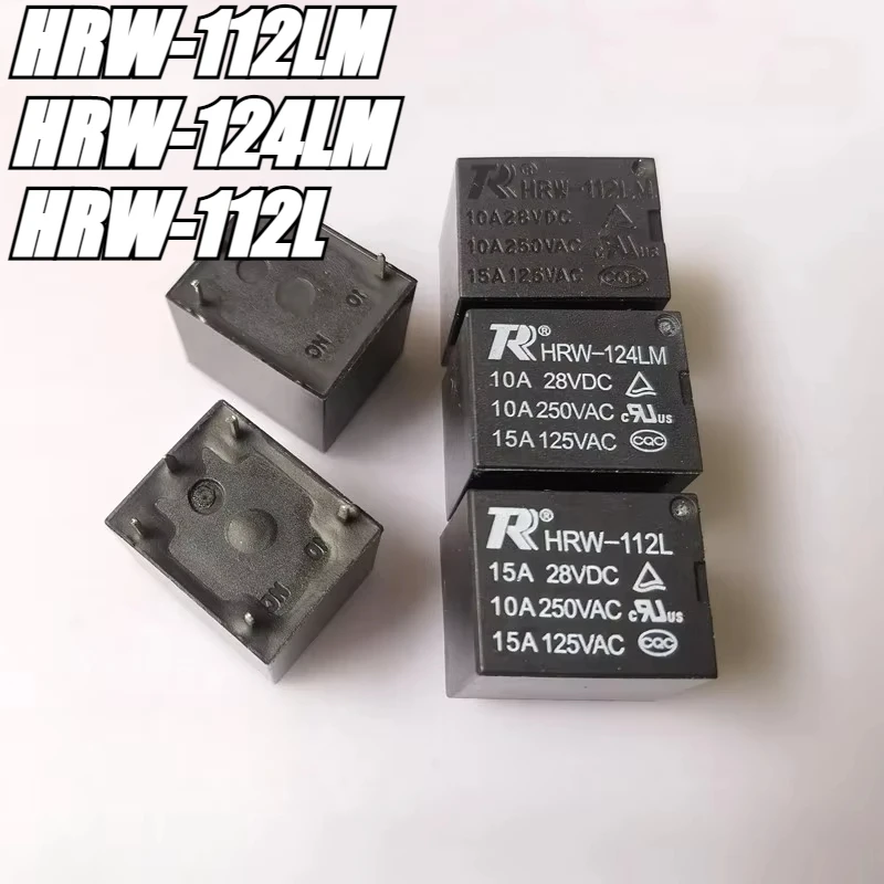 （Brand New Original）1pcs/lot 100% original genuine relay:HRW-112LM 124LM 112L 15A 4pins 5pins Relay of soybean milk machine