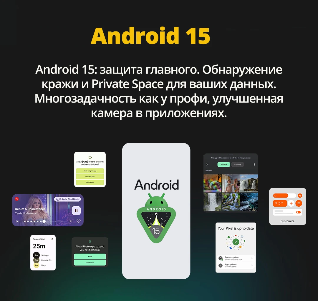 Ulefone Armor 27T 4G 10600mAh Rugged Phone Android 15 Smartphone 24GB +256GB 6.78"FHD+ 120Hz 64MP Night Vision Camera NFC