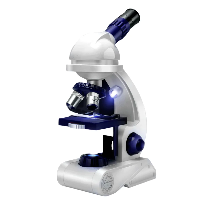 Microscope Experimental Kit Children's Microscope School Science Popularization Education Microscope LED Biological Home Exquisi