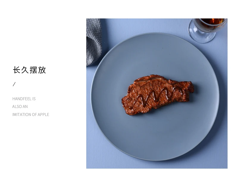 Simuliertes Steak-Modell, Schweinekotelett, Gegrillte Lammkoteletts, Dekoration für Westliche Restaurants, Künstliches Fleisch, Küchen-Requisiten, PVC-Handwerk – Detail 7