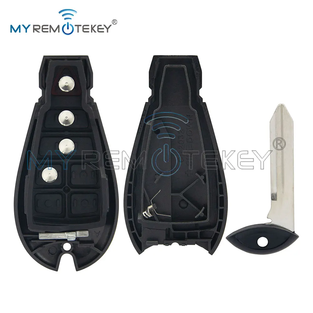MYREMOTEKEY Fobik-Gehäuse, ferngesteuerter Autoschlüsselgehäuse für Chrysler 300 Town Country Jeep Dodge Durango IC 2701A-C01C FCC IYZ-C01C – Detail 7