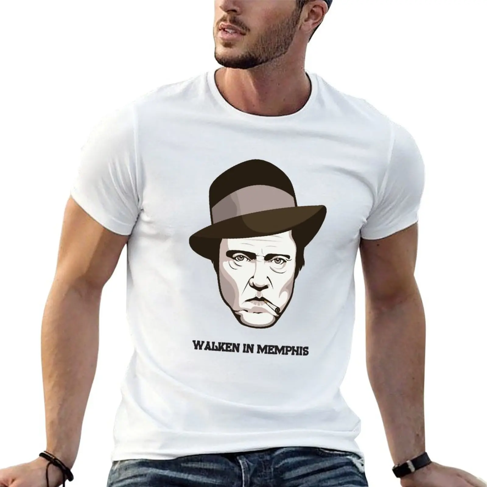 Christopher Walken - Walken in Memphis T-Shirt Casual Basic Street Style T-Shirt