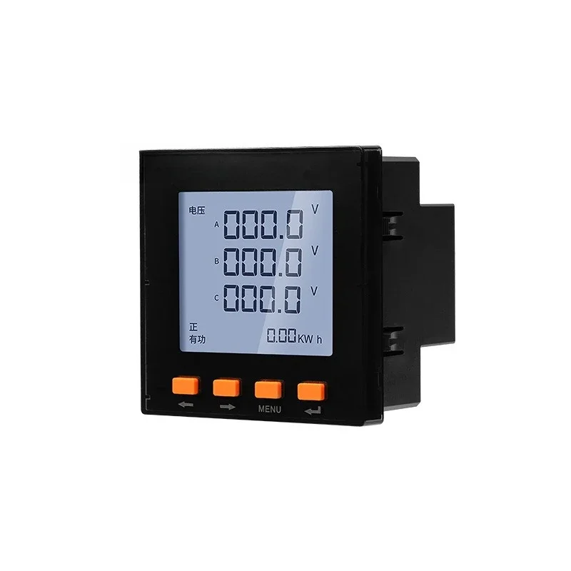 

LCD RS485 communication interface voltage current power high definition screen three-phase multi-function meter