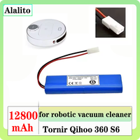 2025 New 14.4V 6800mAh 9800mAh 12800mAh Original Battery Pack Used for The Qihoo 360 S6 Robot Vacuum Cleaner of Components