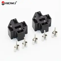 Automotive Auto 40A 4/5 Pin SPDT Relay Socket Connector Adaptor PCB Board Mount Base Holder With 6.3mm Terminals Car Accessories