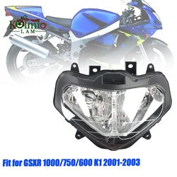 Fit For SUZUKI Front Headlight Assembly GSXR600 GSXR750 2001 2002 2003 GSXR1000 2000 2001 K1 K2 K3 GSXR 600 750 Headlamp Light