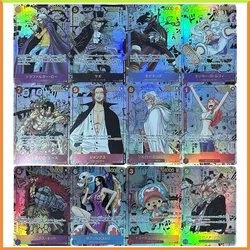 Anime ONE PIECE DIY ACG Nami Shanks Luffy Ace Hancock Law Sabo Eustass Kid Toys for boys Collection Games Cards Birthday Gifts