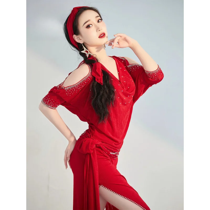 Recién llegado, vestido Baladi de danza del vientre Original, traje de espectáculo tradicional Shaabi para mujeres