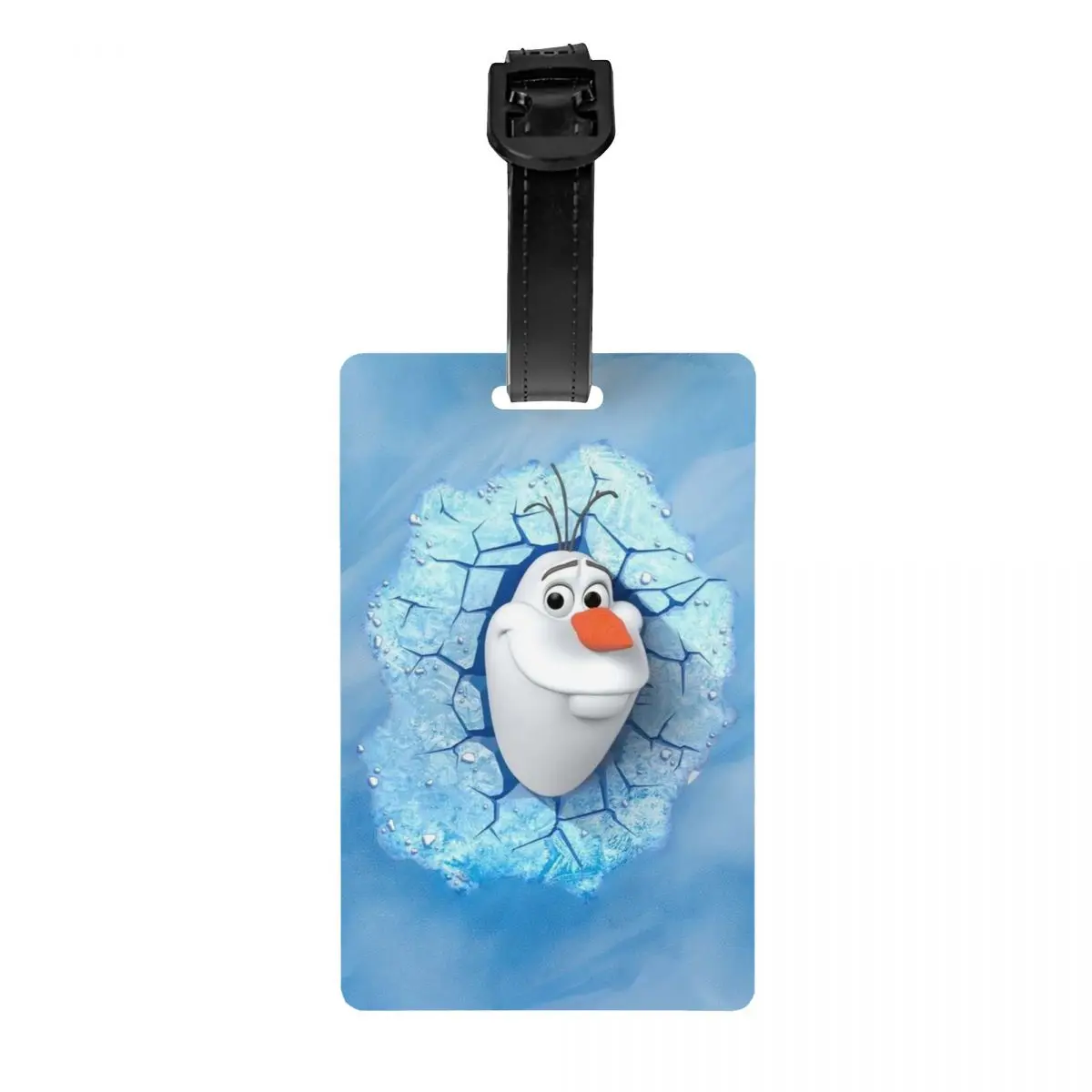 

Пользовательские обои Олафа, багажная бирка с именной карточкой, забавная крышка для защиты от замороженного конфиденциальности, идентификационная этикетка для дорожной сумки, чемодана