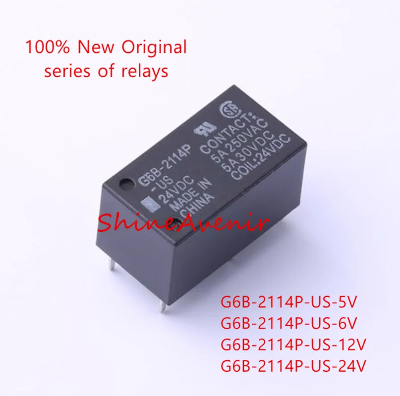 

15pcs G6B-2114P-US-5V 12V 24V ,G6B-2114P-1-US-5V 12V 24V,G6B-2114P-FD-US-12V 24V, Relay 100% original