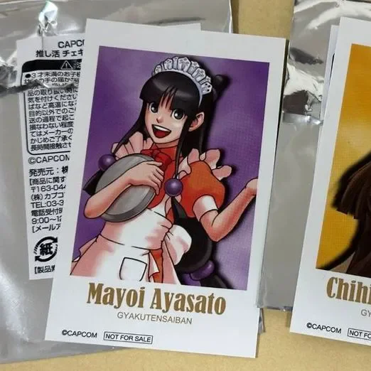 المحامي الآس فينيكس رايت مايلز إديجوورث مي كاروما مايا فاي تأثيري أنيمي الشكل ورقة بطاقة صغيرة كاميرا فورية هدية عيد الميلاد