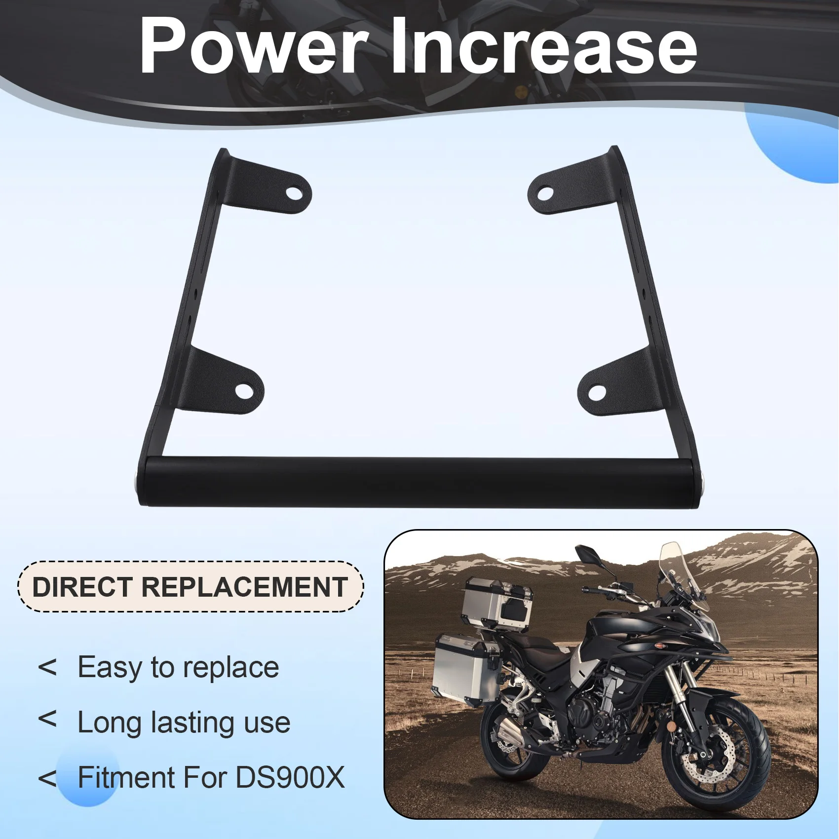 A20K-Motorcycle Navigation Bracket Stand Holder Phone GPS Plate Bracket For VOGE 900DSX DS 900 X Ds900x Modification Part
