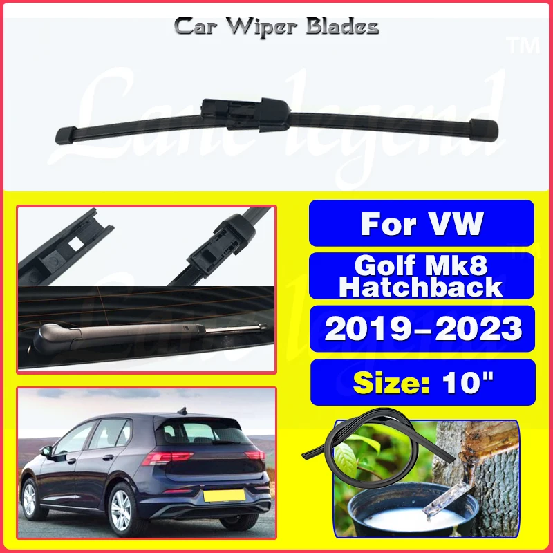 

10" Rear Windshield Windscreen Washer Wiper Blade For VW Volkswagen Golf Mk8 Hatchback 2019 - 2023 Car Accessories Accsesories