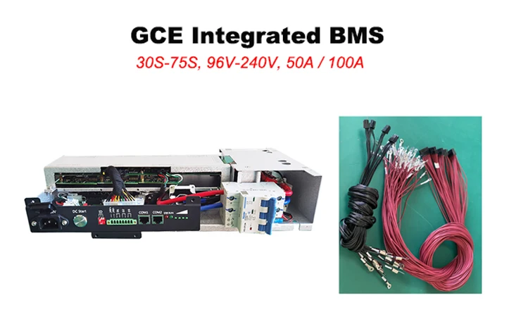 GCE 64S 100A BMS LifePO4 Battery Management System BMS 30S 40S 60S 64S 75S Smart BMS for Lithium BESS UPS Solar Energy System