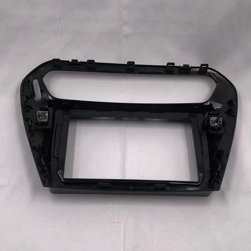 2 Din 9 Inch Car Radio Installation DVD GPS Mp5 Plastic Fascia Panel Frame for Peugeot 301 CITRON ELYSEE 2014 Dash Mount Kit