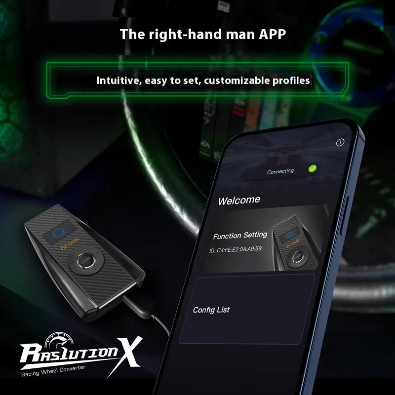 Adapter kierownicy Brook Ras1ution X Simulation Racing do konsoli Xbox One Xbox 360 Gamin