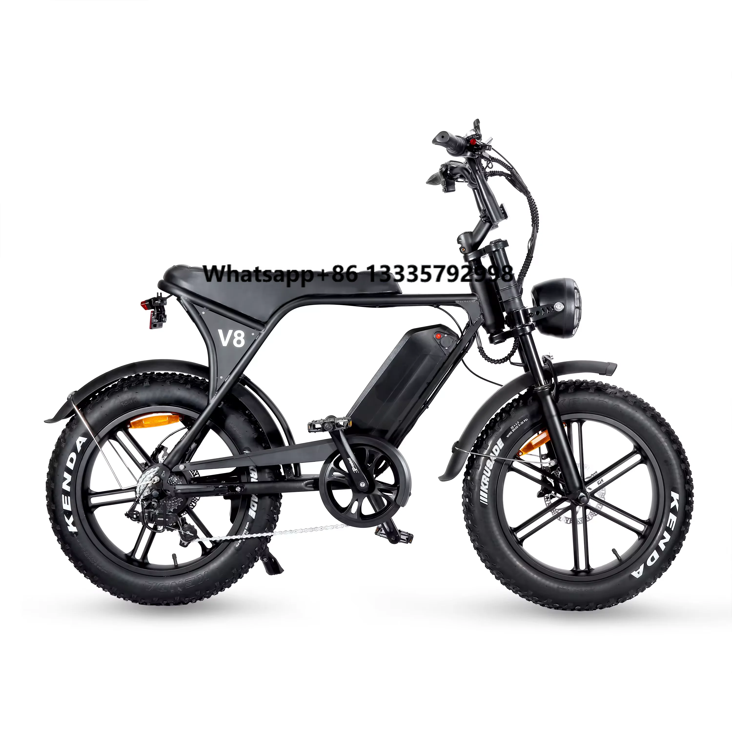

Best Selling V8 Electric Bike Motorcycle E Mountain Bike Super Bikes for Adults