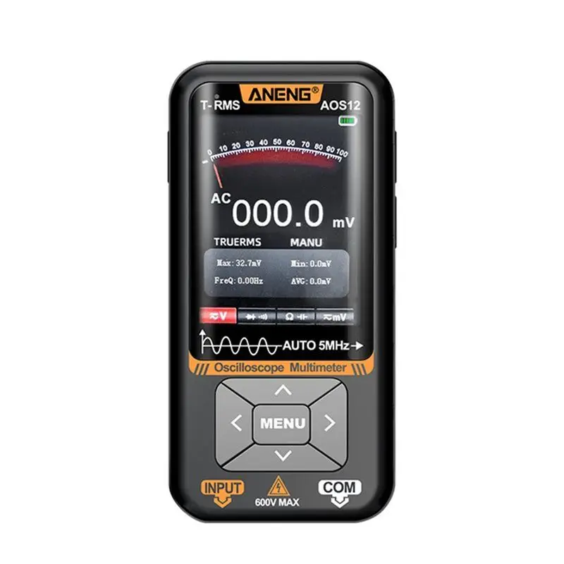 AT02- Spectrum Analyzer Digital Oscilloscope Multimeter 2In1 AOS12 Single Channel 5Mhz Bandwidth 48Msa/S Sampling Rate Gene