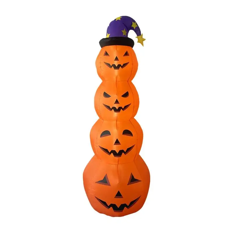 

Crossborder Halloween Pumpkin Inflatable Model 94.48in Lighted Halloween Pumpkin Windproof LED Halloween Decoration Ghost