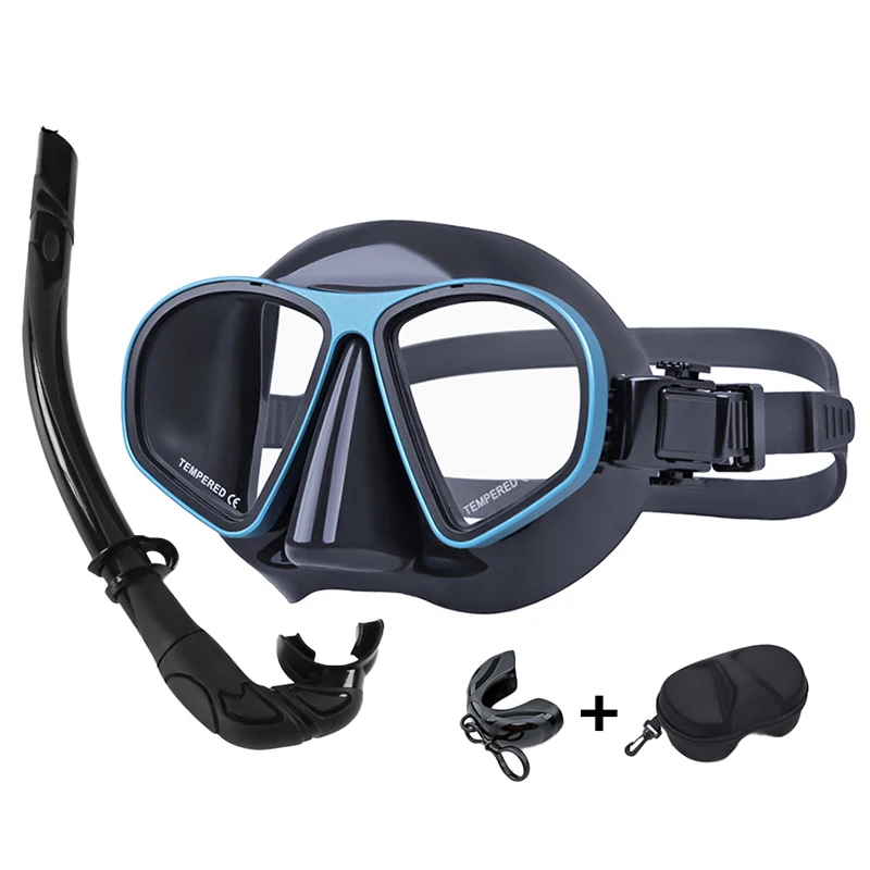 

Набор масок для дайвинга с рамой из алюминиевого сплава малой емкости и влажной трубкой для фридайвинга и подводного плавания