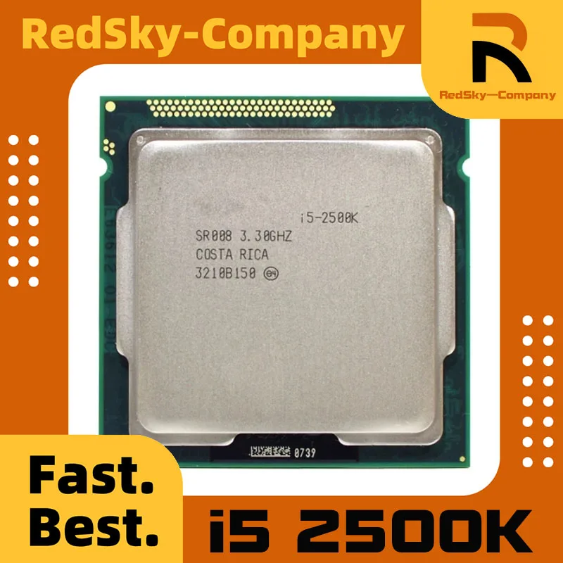 Core i5 2500K 3.3GHz 4-Core LGA 1155 cpu processor